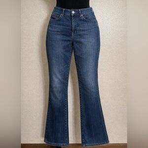7 For All Mankind Dark Blue Flare Jeans